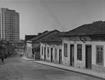 Vista a partir da Rua dos Carmelitas. À direita, esquina da Rua Nioac. Ao final da rua, fundos do Ginásio do Estado - 1940